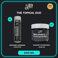 The Topical Duo: one K61 Recovery Standard balm stick and one Recovery Concentrate balm jar, Save $20